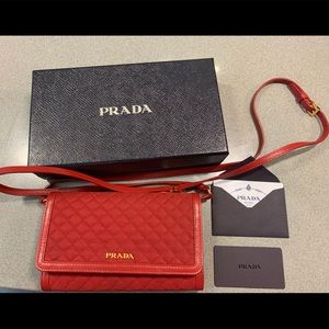 Prada sling wallet